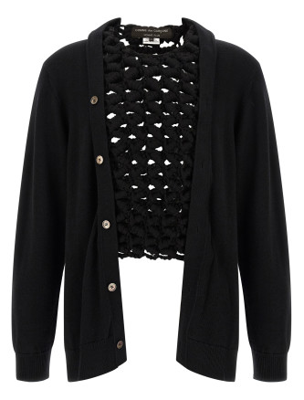 Кардиган COMME DES GARÇONS HOMME PLUS Woven insert cardigan