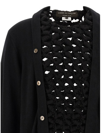Кардиган COMME DES GARÇONS HOMME PLUS Woven insert cardigan (PRN0100511) #