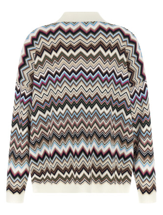 Футболка MISSONI Zigzag polo shirt (DS26WN1BBK01KOSMSPL) #