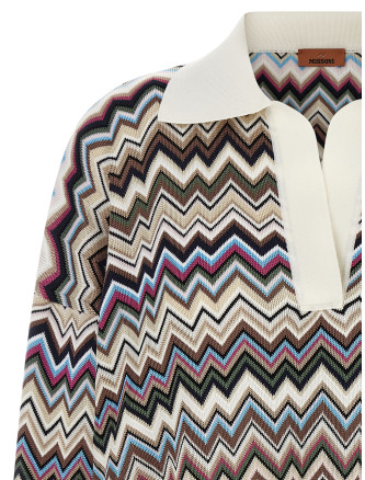 Футболка MISSONI Zigzag polo shirt (DS26WN1BBK01KOSMSPL) #