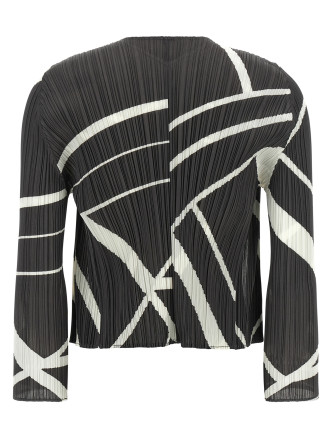 Кардиган PLEATS PLEASE ISSEY MIYAKE 'Fold Line' (PP68JO68317) #