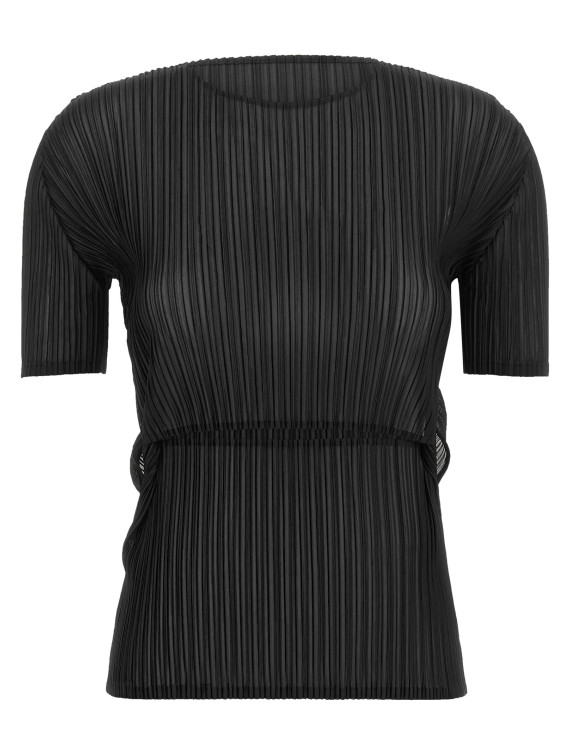 Повседневный топ ISSEY MIYAKE 'Sheer Slit Pleats' (IM68FJ13615) #1