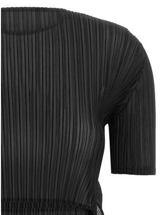 Повседневный топ ISSEY MIYAKE 'Sheer Slit Pleats' (IM68FJ13615) #