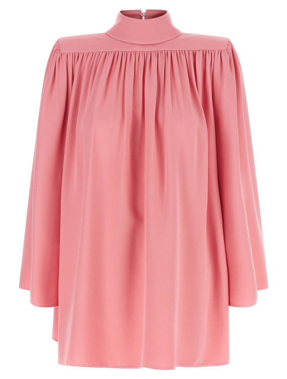 Рубашка VALENTINO GARAVANI Valentino Garavani Cady Couture Pleated Shirt (B0AECK51MMCY4) #1