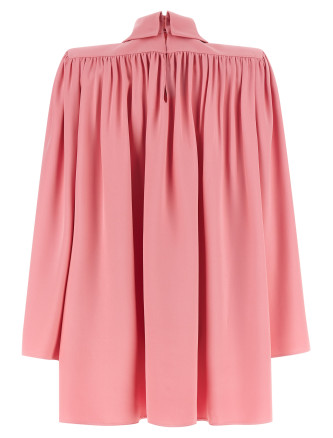 Рубашка VALENTINO GARAVANI Valentino Garavani Cady Couture Pleated Shirt (B0AECK51MMCY4) #