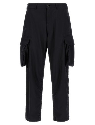 Брюки COMME DES GARCONS SHIRT Pinstriped cargo pants