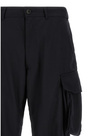 Брюки COMME DES GARCONS SHIRT Pinstriped cargo pants (FRP5010512) #