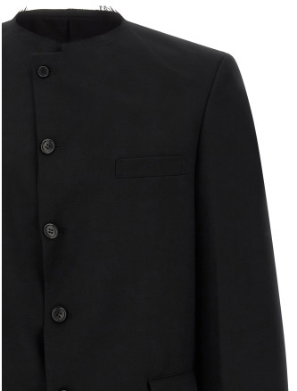 Пиджак COMME DES GARCONS BLACK Raw cut hem blazer (1RJ0040521) #