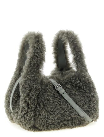 Сумка STELLA MCCARTNEY Shearling logo shoulder bag (7B0081WP07471464) #