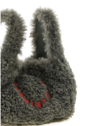 Сумка STELLA MCCARTNEY Shearling logo shoulder bag (7B0081WP07471464) #