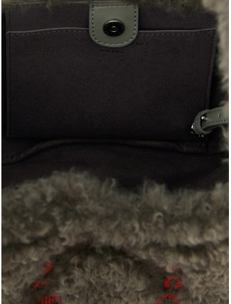 Сумка STELLA MCCARTNEY Shearling logo shoulder bag (7B0081WP07471464) #