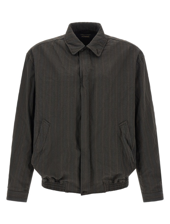 Куртка COMME DES GARҪONS HOMME Pinstriped jacket (HRJ0040512) #1