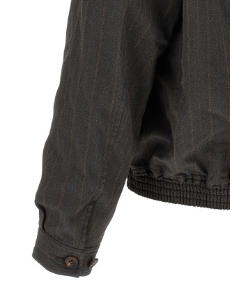 Куртка COMME DES GARҪONS HOMME Pinstriped jacket (HRJ0040512) #