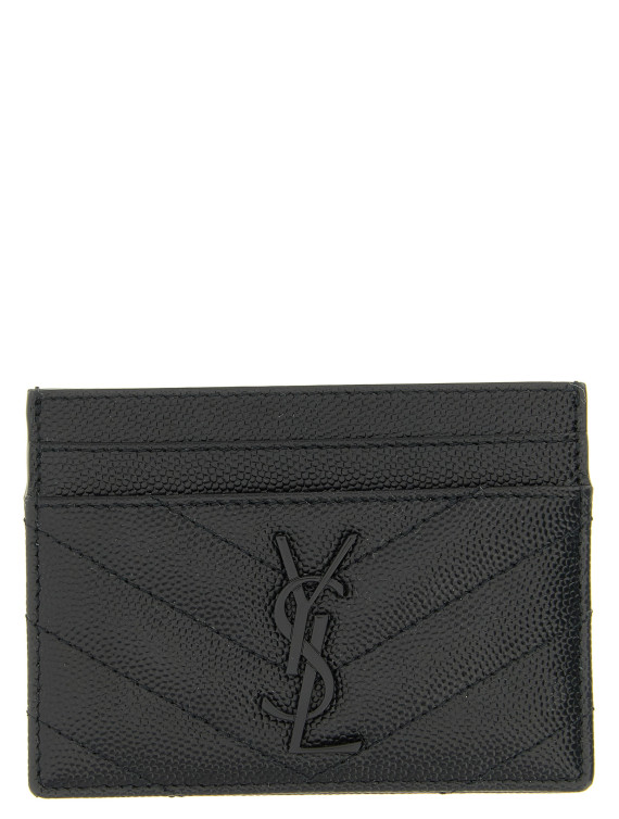 Кошелёк SAINT LAURENT Logo matelassé card holder (423291BOW081000) #1