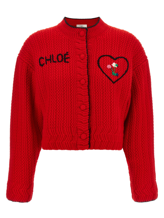 Кардиган CHLOÉ Embroidery cardigan (CH26WMC12710632) #1