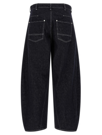 Джинсы COMME DES GARҪONS HOMME Contrast stitching jeans (HRP0130511) #