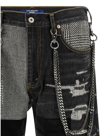 Джинсы JUNYA WATANABE Patchwork jeans (WRP0071) #