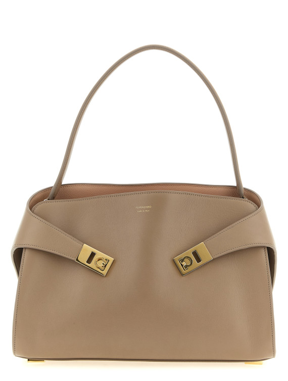 Сумка FERRAGAMO 'Hug Soft (M)' (795203WARMTAUPE) #1