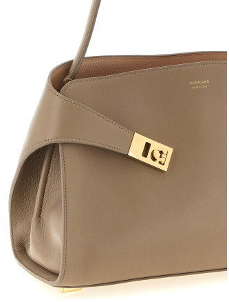 Сумка FERRAGAMO 'Hug Soft (M)' (795203WARMTAUPE) #