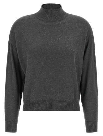 Свитер PESERICO Lamé thread turtleneck sweater