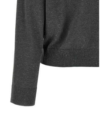 Lamé thread turtleneck sweater (A99270F1809771272) #