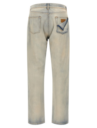 Джинсы MM6 MAISON MARGIELA 'Numeric Signature MM6' (SH2LA0060M30055970) #