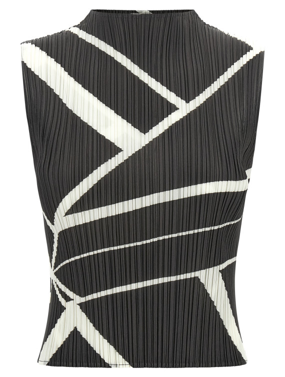 Блузка PLEATS PLEASE ISSEY MIYAKE 'Fold Line' (PP68JK68117) #1
