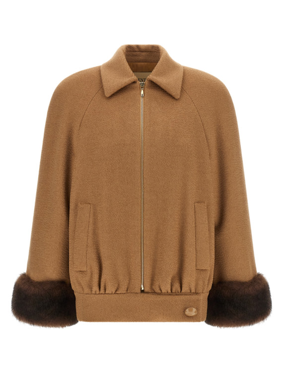 Valentino Garavani fur insert caban (B0CJ8J52RF954) #1