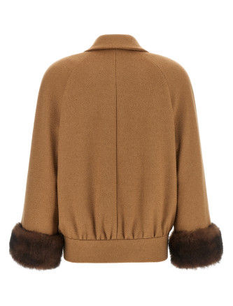Valentino Garavani fur insert caban (B0CJ8J52RF954) #