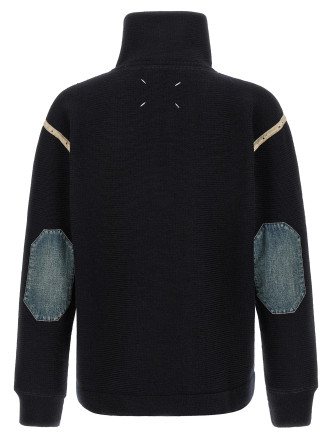 Denim patch sweater (S50HA1072S18147511) #