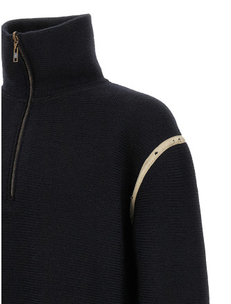 Denim patch sweater (S50HA1072S18147511) #