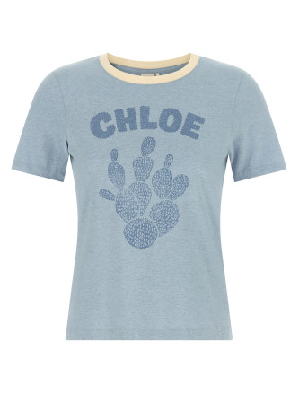 Футболка CHLOÉ Graphic print T-shirt