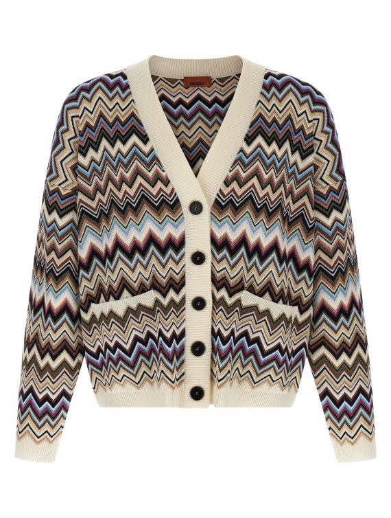 Кардиган MISSONI Zigzag cardigan (DS26WM0QBK01KOSMSPL) #1
