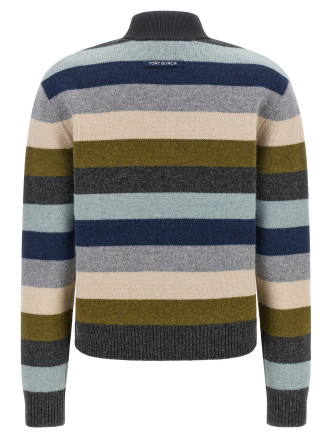 Свитер TORY BURCH Striped wool sweater (174720454) #