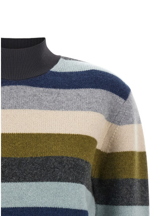 Свитер TORY BURCH Striped wool sweater (174720454) #