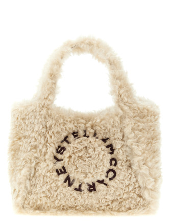 Шоппер STELLA MCCARTNEY Shearling logo shopping bag