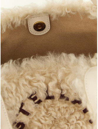 Шоппер STELLA MCCARTNEY Shearling logo shopping bag (513860WP07479561) #
