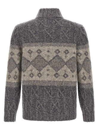 Кардиган BRUNELLO CUCINELLI Chiné yarn cardigan (MNX302506CGF85) #