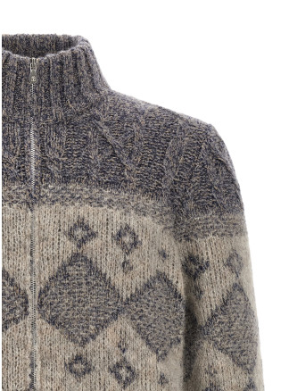 Кардиган BRUNELLO CUCINELLI Chiné yarn cardigan (MNX302506CGF85) #