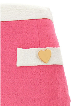 Мини-юбка MOSCHINO 'Heart Buttons' (A011804182208) #