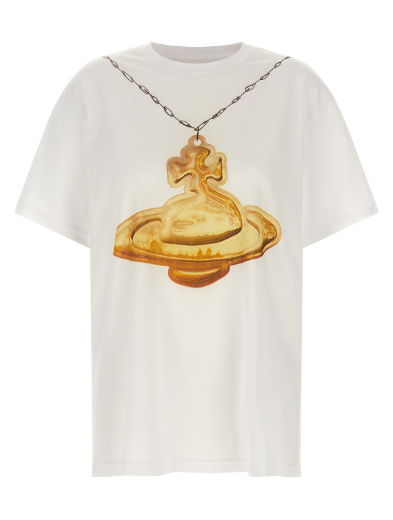 Футболка VIVIENNE WESTWOOD 'Gold Orb Classic' (3G01005TJ00BLA401) #1