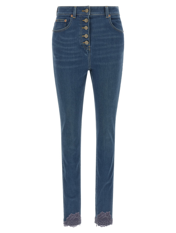Джинсы VALENTINO GARAVANI Lace insert jeans (B0DD22JAKE558) #1