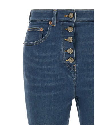 Джинсы VALENTINO GARAVANI Lace insert jeans (B0DD22JAKE558) #