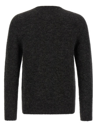 Свитер OLIVER LATTUGHI Brushed alpaca sweater (U230ALCHARCOAL) #