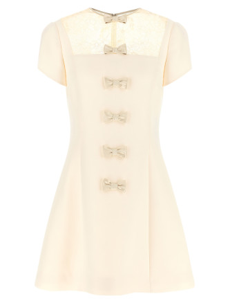 Мини-платье VALENTINO GARAVANI Valentino Garavani bow dress