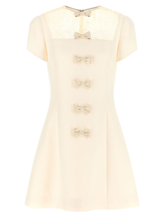 Мини-платье VALENTINO GARAVANI Valentino Garavani bow dress (B3VAKZ51CFAD6) #1