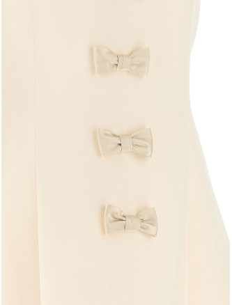 Мини-платье VALENTINO GARAVANI Valentino Garavani bow dress (B3VAKZ51CFAD6) #