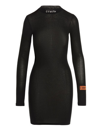Мини-платье HERON PRESTON Zip dress
