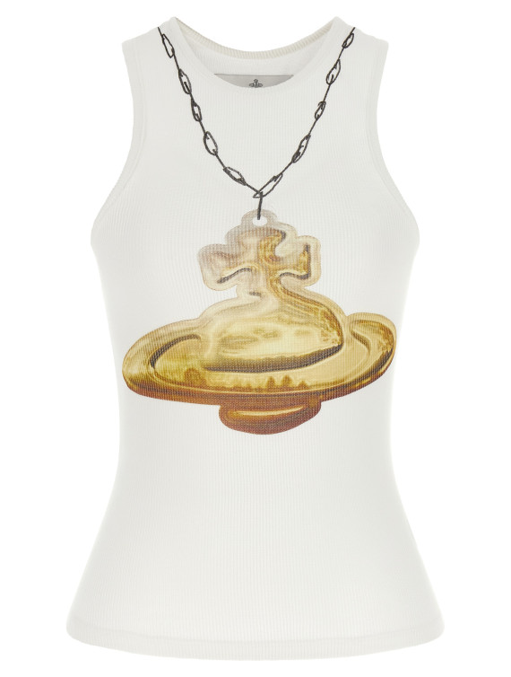 Повседневный топ VIVIENNE WESTWOOD 'Gold Orb 90' (3G01005OJ00BOA401) #1