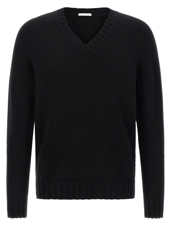 Свитер OLIVER LATTUGHI Cashmere V-sweater (U211WSBLACK) #1